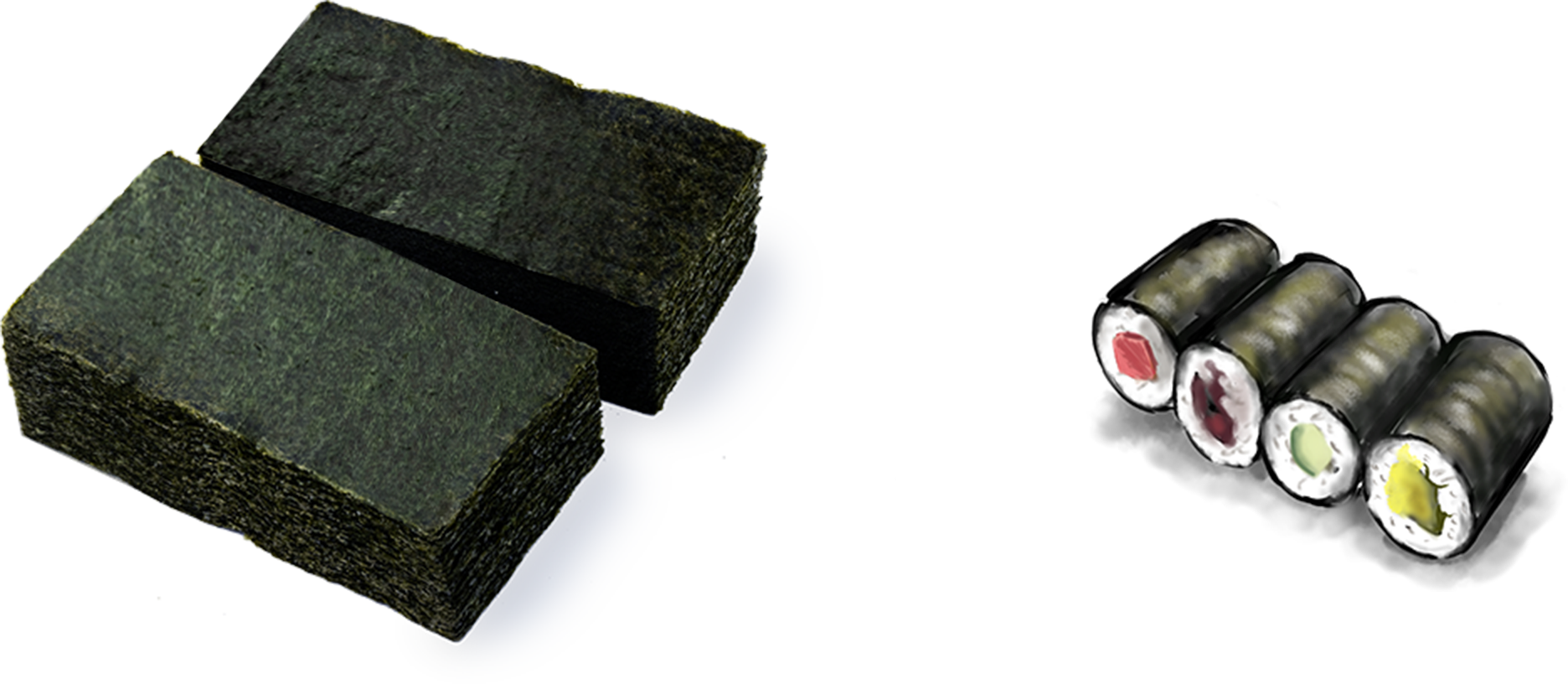 Half-cut (2 slices)
