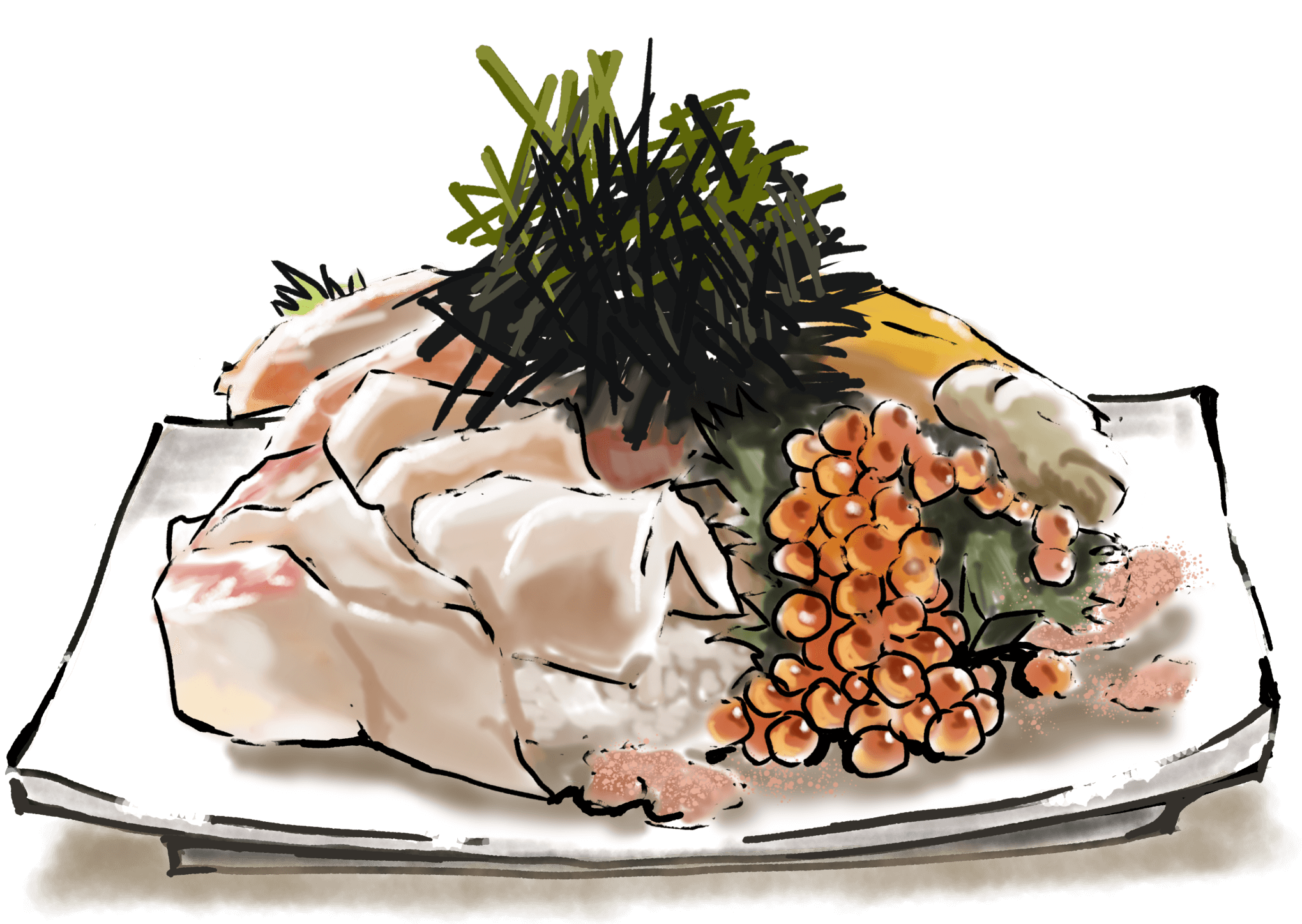 Chirashi sushi